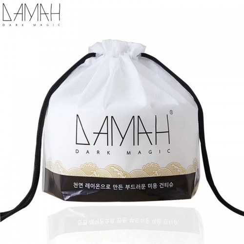 DAMAH - 黑魔法純棉潔面巾 80片 (2020年最新包裝)